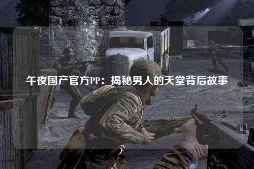 午夜国产官方PP：揭秘男人的天堂背后故事