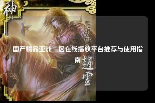 国产精品亚洲二区在线播放平台推荐与使用指南