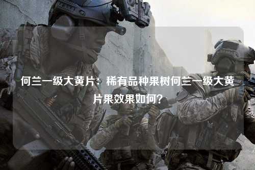 何兰一级大黄片：稀有品种果树何兰一级大黄片果效果如何？